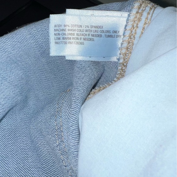 Ava & Viv Blue Wide Leg Jeans 20W Short length - Picture 8 of 9